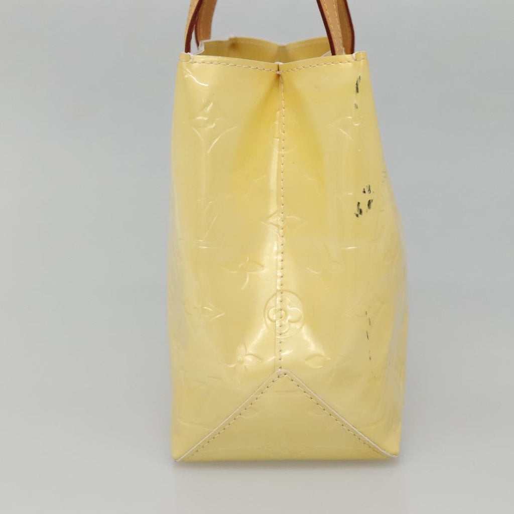 Louis Vuitton Reade Handbag Monogram Vernis Ecru Patent_Leather Bag