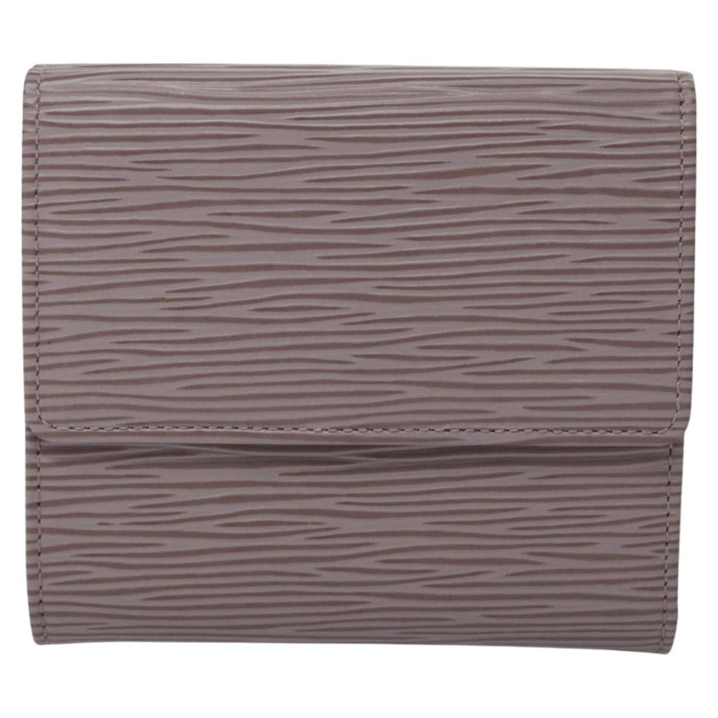 Louis Vuitton Elise Wallet Epi Leather Purple Leather Wallets Accessory