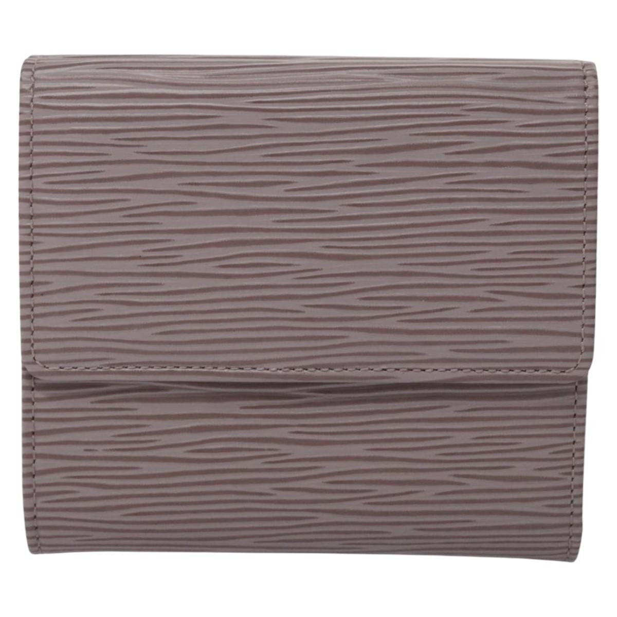 Louis Vuitton Elise Wallet Epi Leather Purple Leather Wallets Accessory