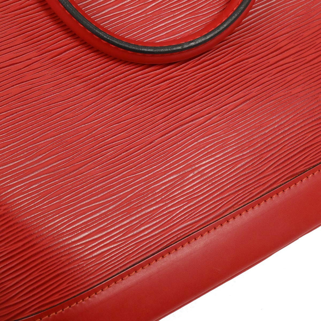 Louis Vuitton Alma Handbag Epi Leather Red Leather Handbag