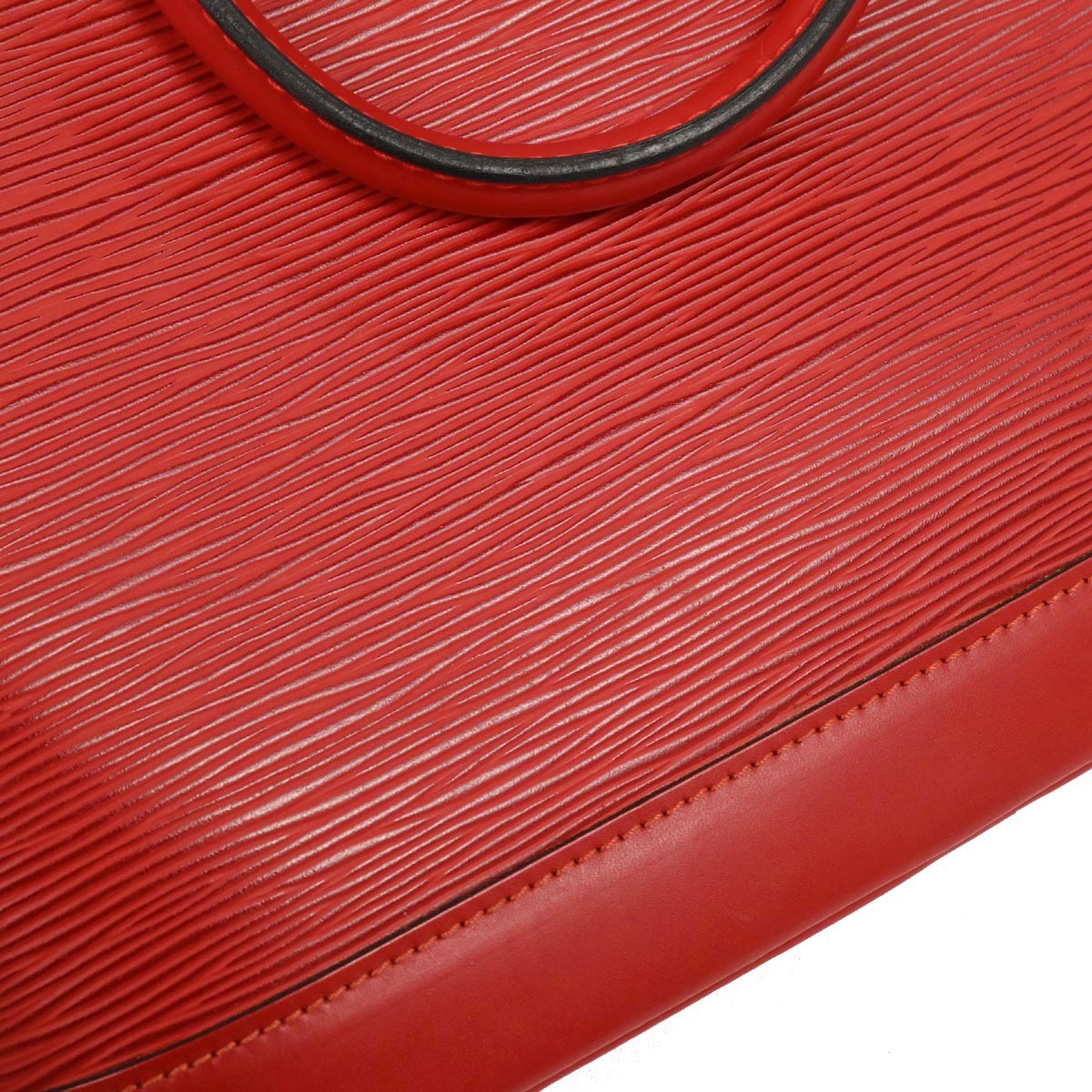 Louis Vuitton Alma Handbag Epi Leather Red Leather Handbag