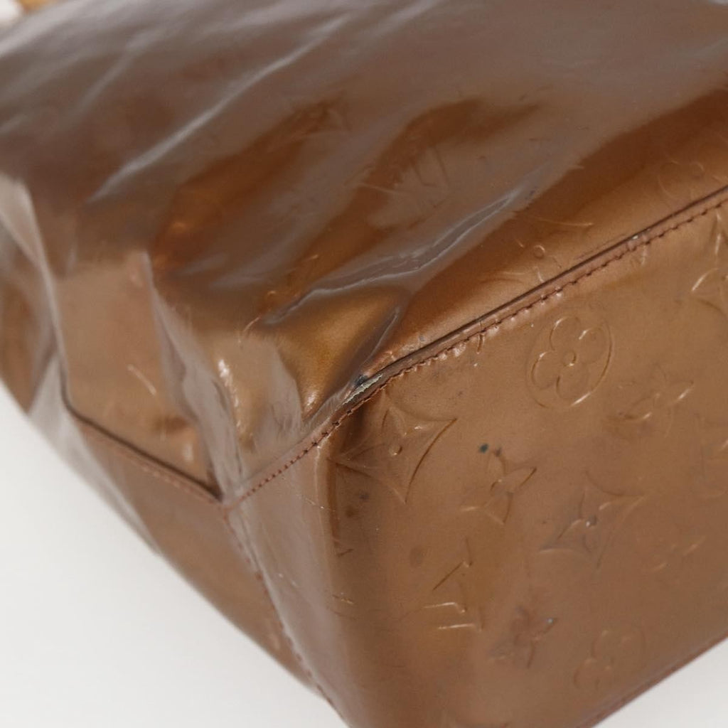 Louis Vuitton Reade Handbag Monogram Vernis Brown Patent_Leather Handbag