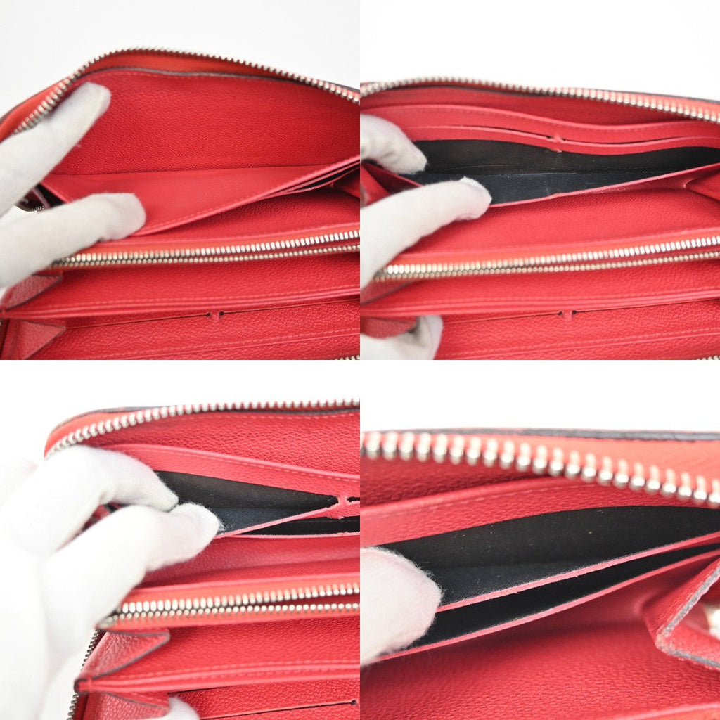 Louis Vuitton Portefeuille Zippy Monogramme Empreinte Monogramme Empreinte Red Leather Wallets Accessory