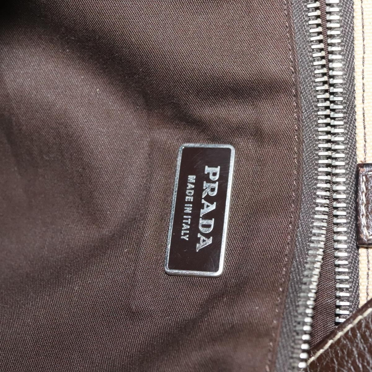 Prada Vintage Shoulder Bag Canvas Beige Canvas Shoulder Bag Bag