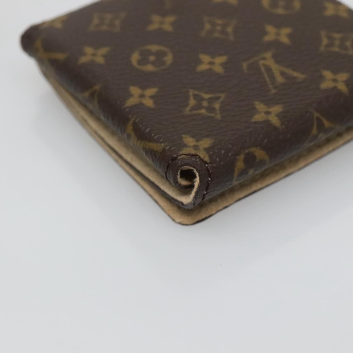 Louis Vuitton Case Jewelry Box Canvas Brown Canvas Wallets Accessory