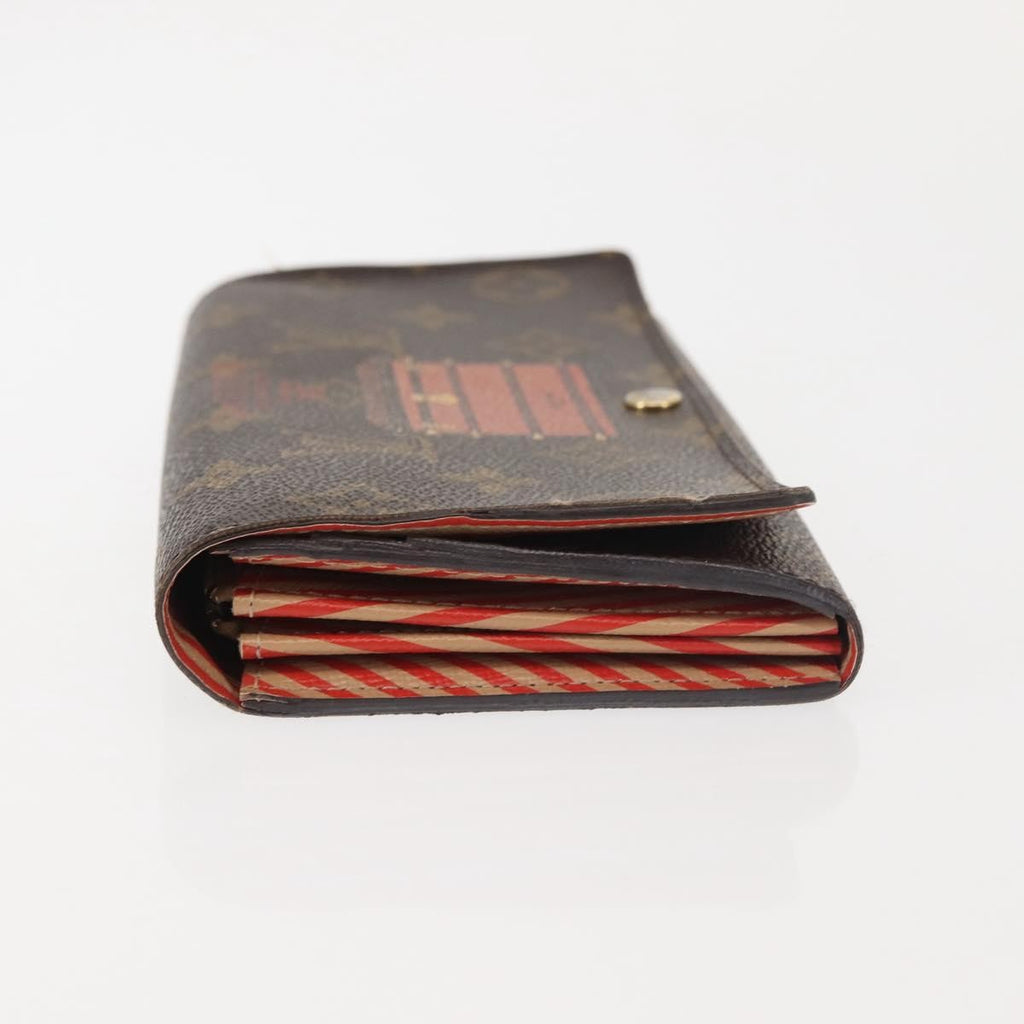 Louis Vuitton Vintage Sarah Wallet Monogram Canvas Brown Canvas Wallets Accessory
