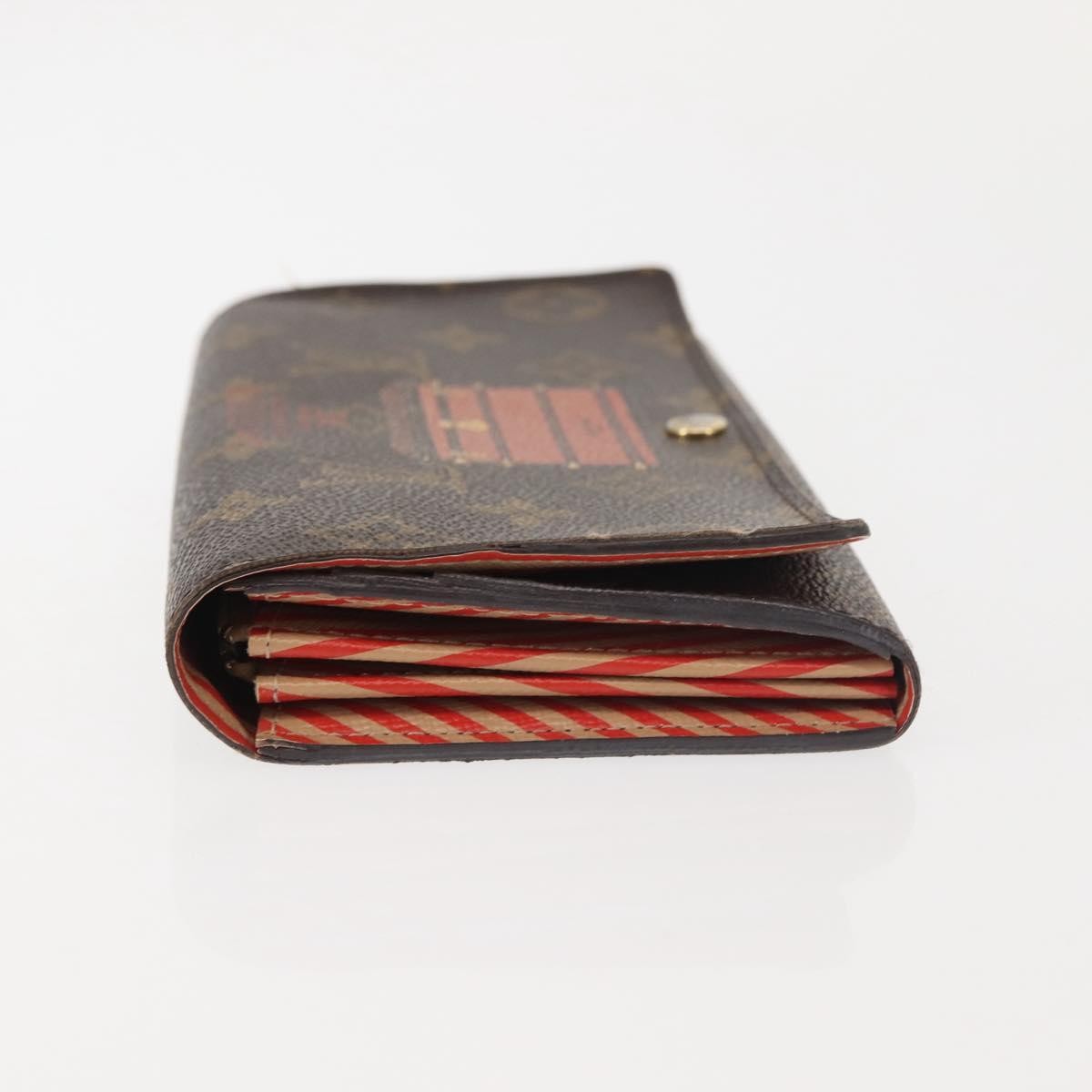 Louis Vuitton Vintage Sarah Wallet Monogram Canvas Brown Canvas Wallets Accessory