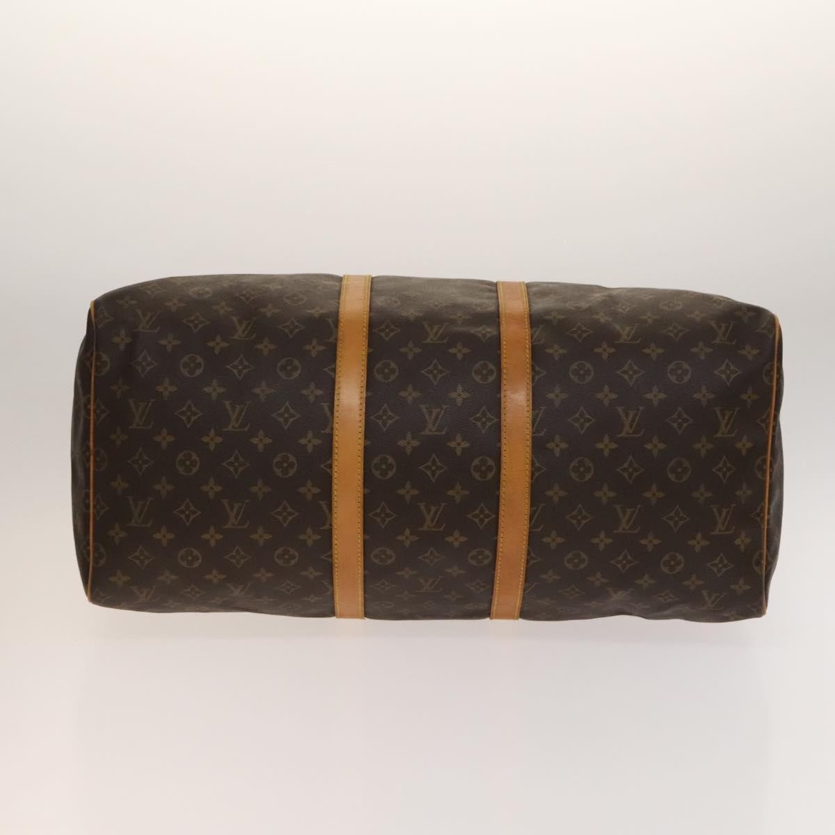 Louis Vuitton Keepall Bag Monogram Canvas Brown Canvas Travel Bag