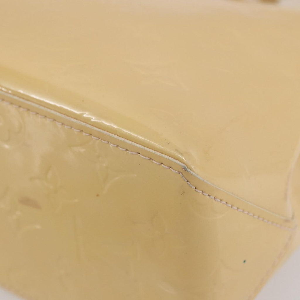 Louis Vuitton Reade Handbag Monogram Vernis Beige Patent_Leather Handbag
