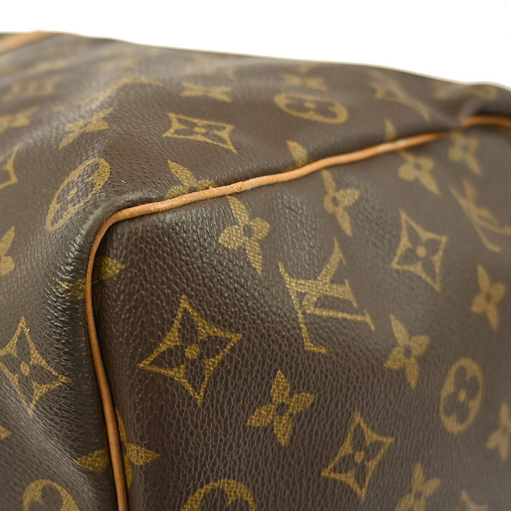 Louis Vuitton Keepall Bag Monogram Canvas Brown Canvas Travel Bag