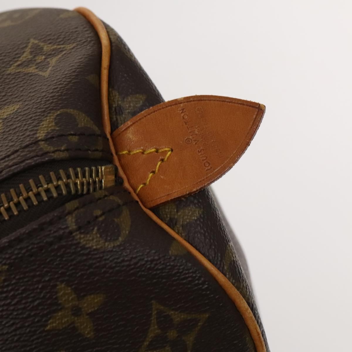 Louis Vuitton Keepall Bag Monogram Canvas Brown Canvas Travel Bag