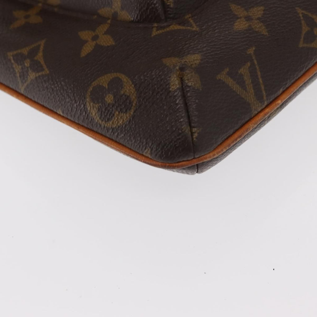 Louis Vuitton Partition Wristlet Clutch Monogram Canvas Brown Canvas Clutche & Pouche Bag