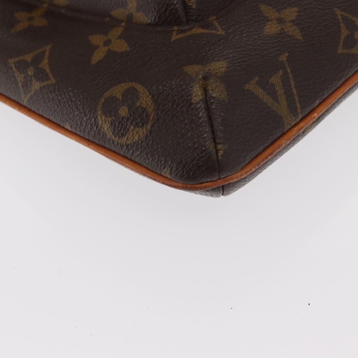 Louis Vuitton Partition Wristlet Clutch Monogram Canvas Brown Canvas Clutche & Pouche Bag