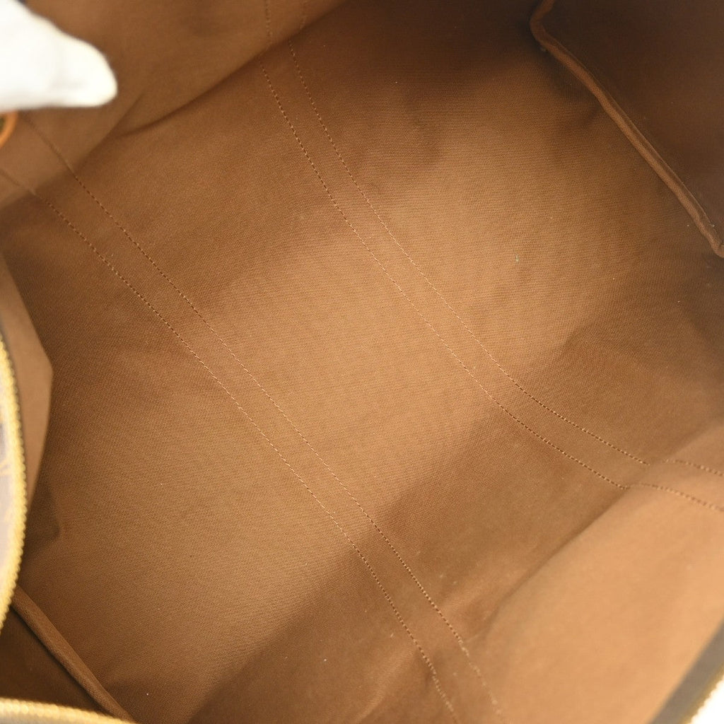 Louis Vuitton Keepall Bag Monogram Canvas Brown Canvas Travel Bag