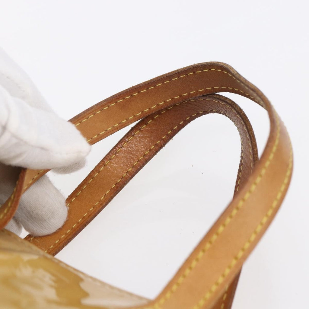 Louis Vuitton Reade Handbag Monogram Vernis Beige Patent_Leather Handbag