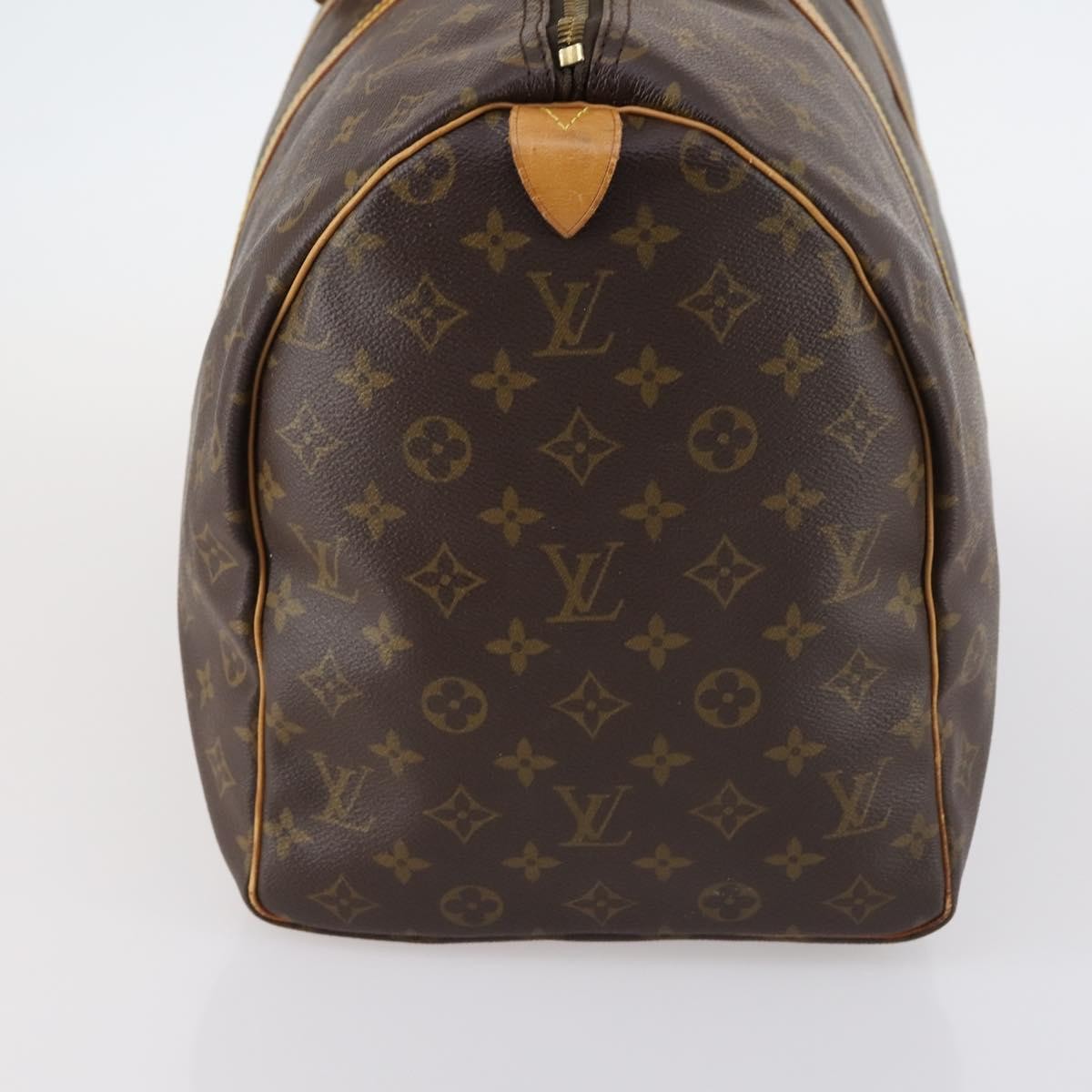 Louis Vuitton Keepall Bag Monogram Canvas Brown Canvas Travel Bag