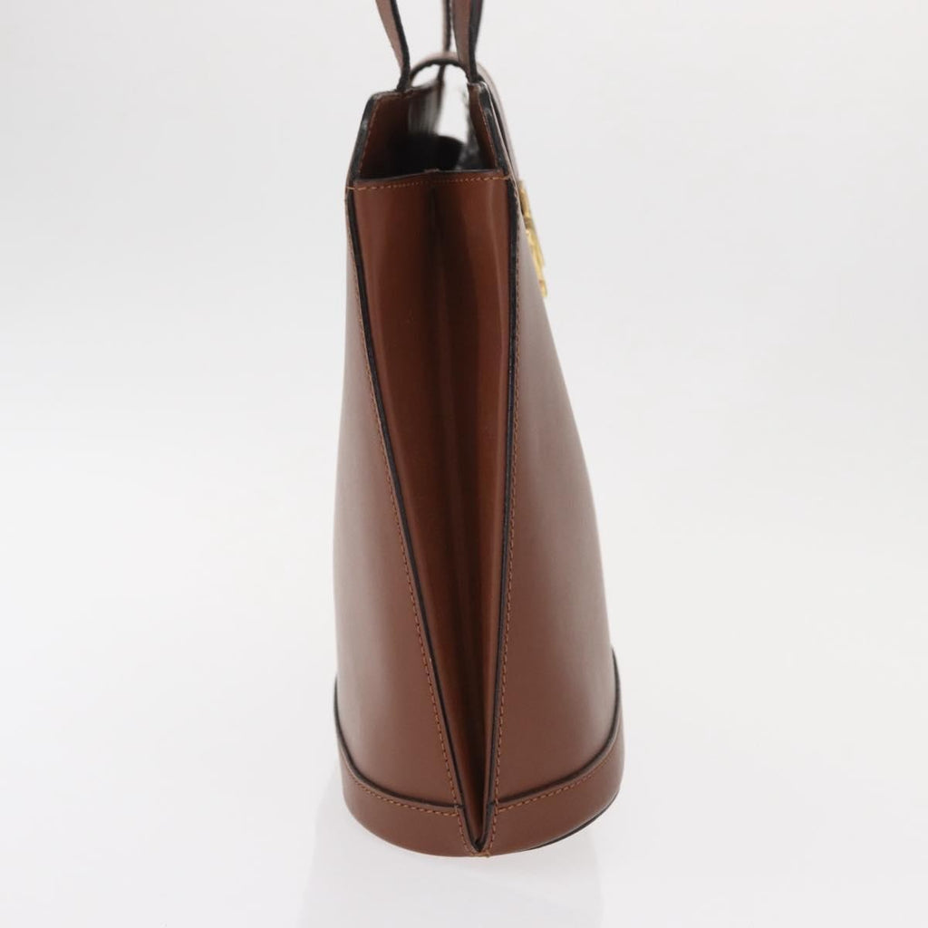 Celine Vintage Shoulder Bag Leather Brown Leather Shoulder Bag Bag