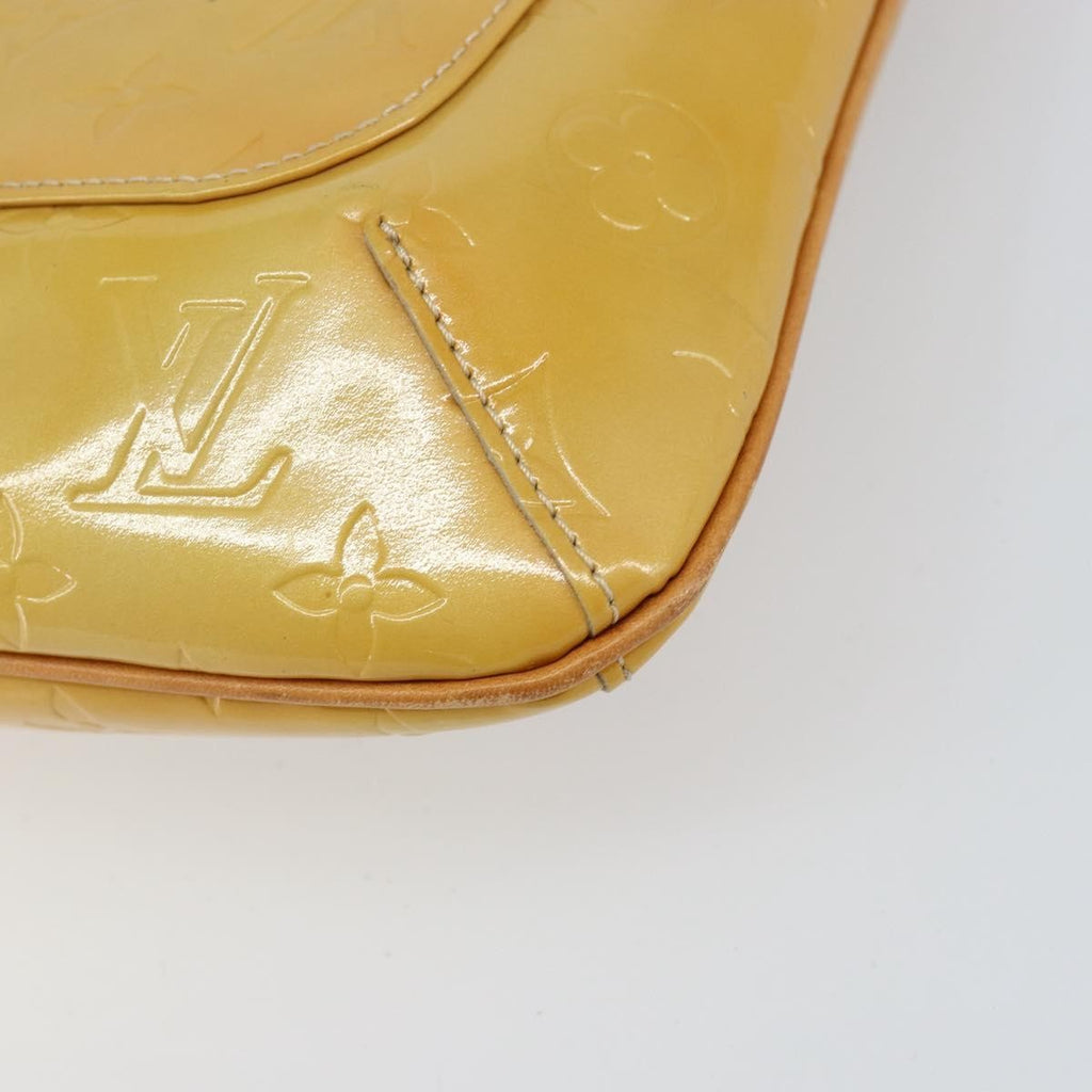 Louis Vuitton Thompson Street Handbag Monogram Vernis Beige Patent_Leather Shoulder Bag