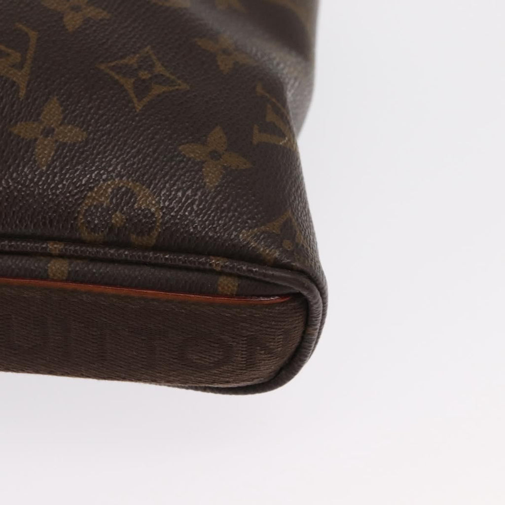Louis Vuitton Trotteur Beaubourg Handbag Monogram Canvas Brown Canvas Shoulder Bag