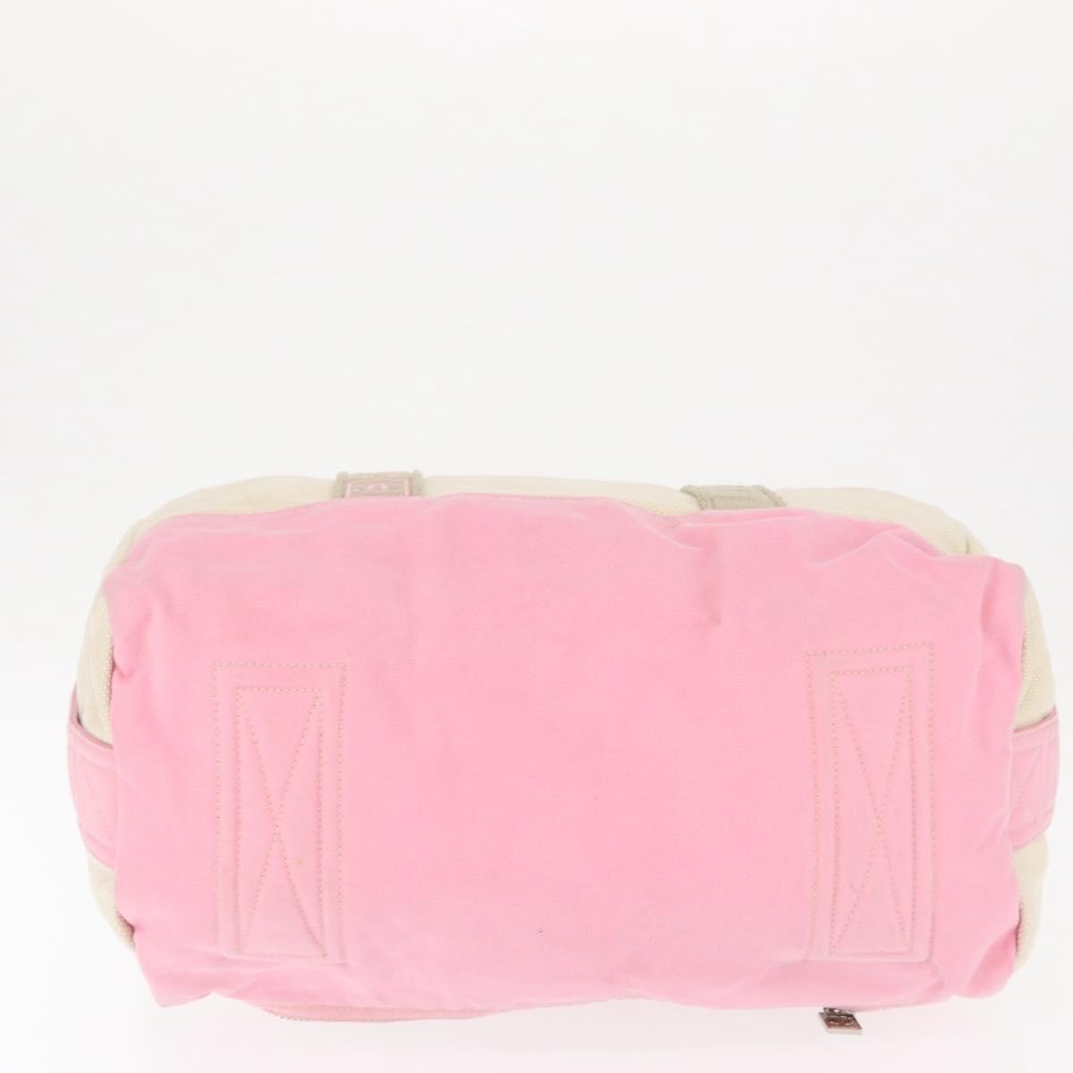 Chanel Sport Line Boston Ba Canvas Pink Canvas Travel Bag Bag
