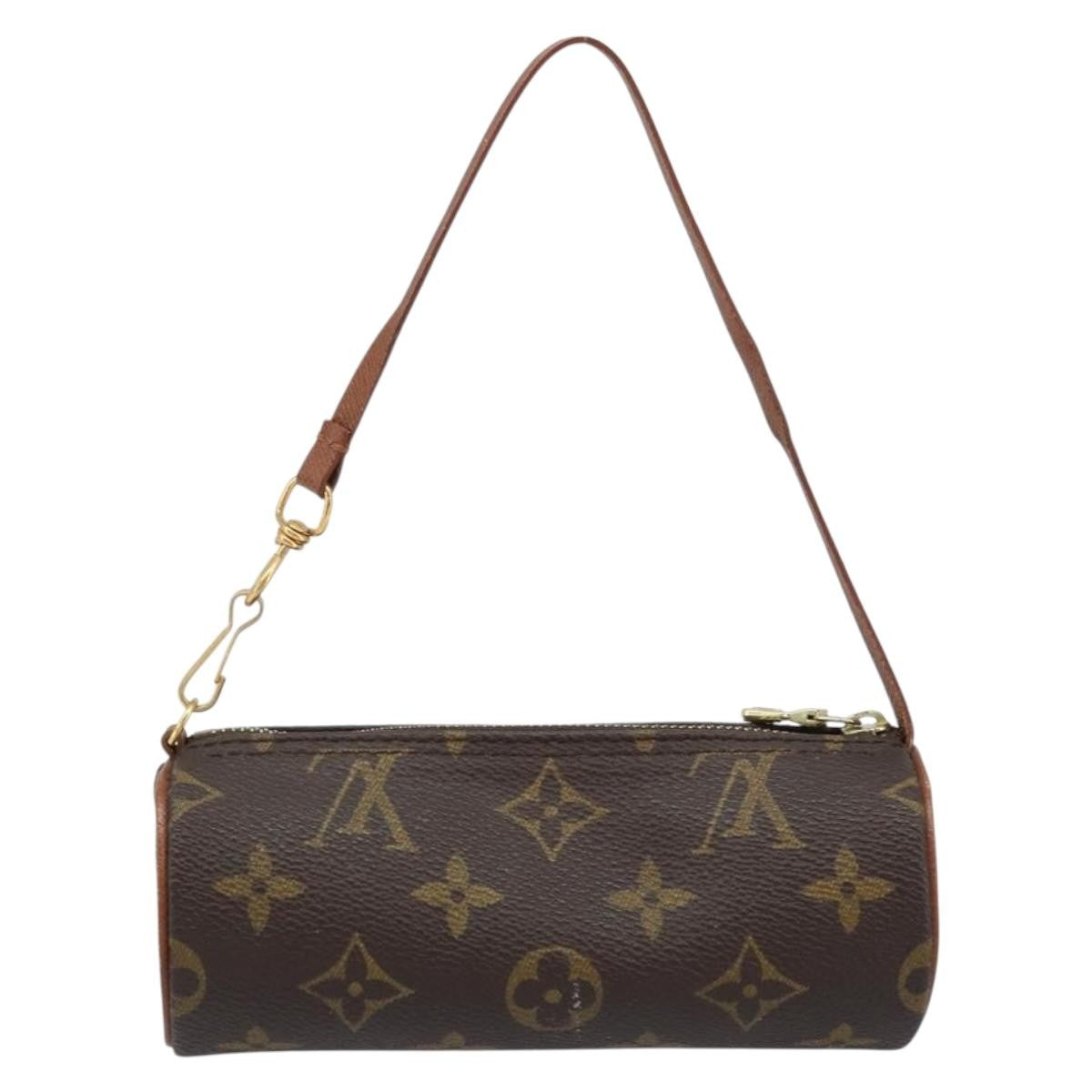 Louis Vuitton Papillon Pochette Monogram Canvas Brown Canvas Clutche & Pouche Bag