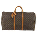 Louis Vuitton Keepall Bag Monogram Canvas Brown Canvas Travel Bag
