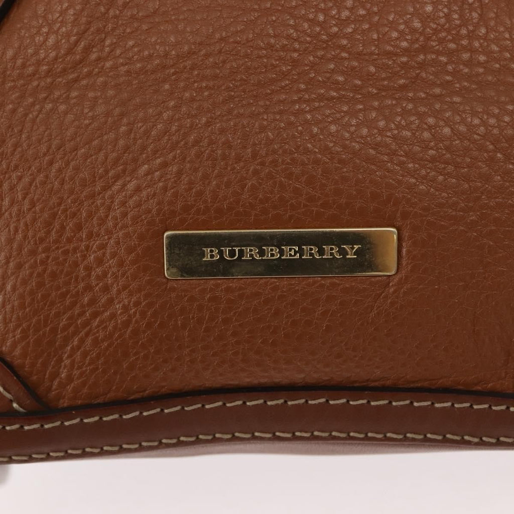 Burberry Orchard Bag Smooth Leather Brown Leather Handbag