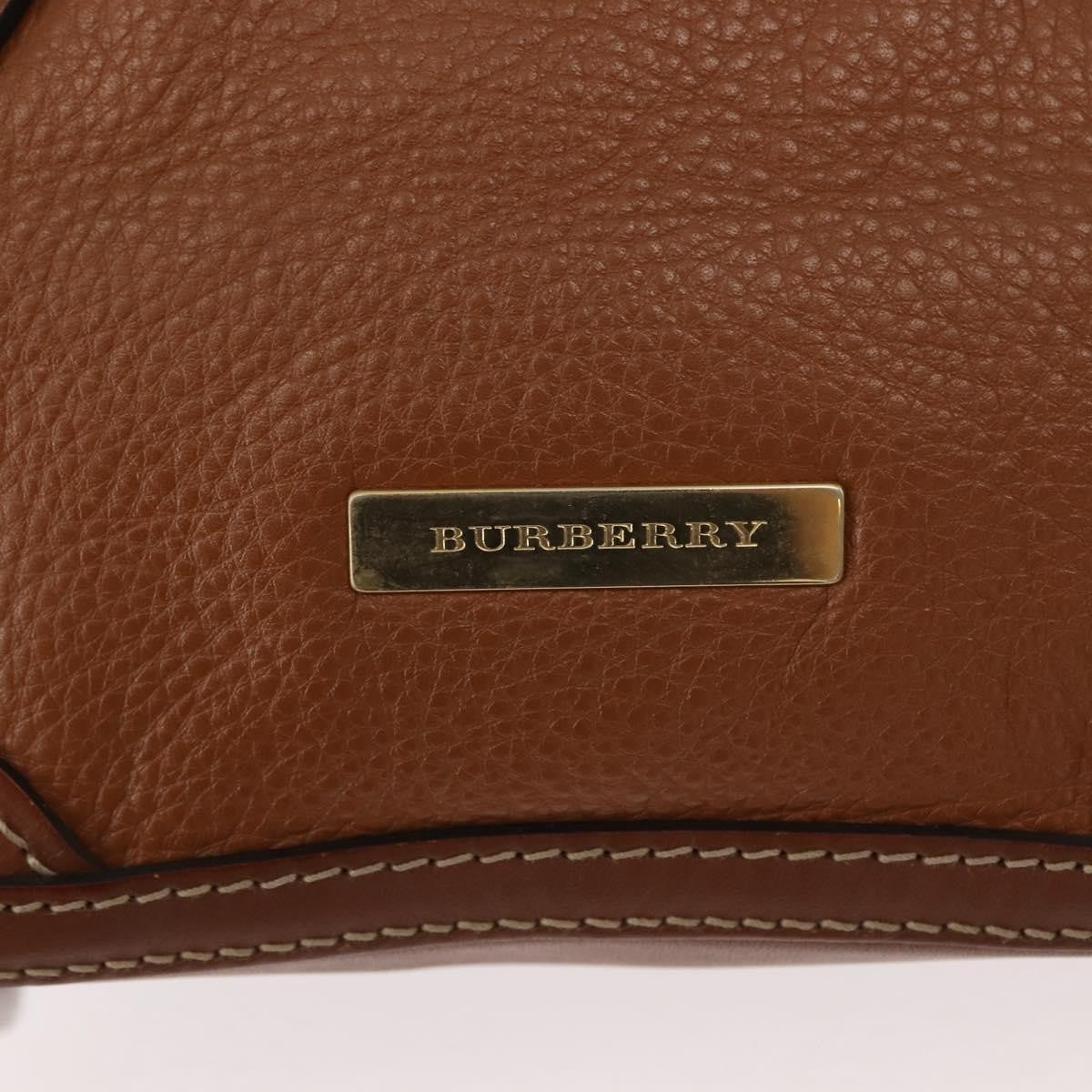 Burberry Orchard Bag Smooth Leather Brown Leather Handbag