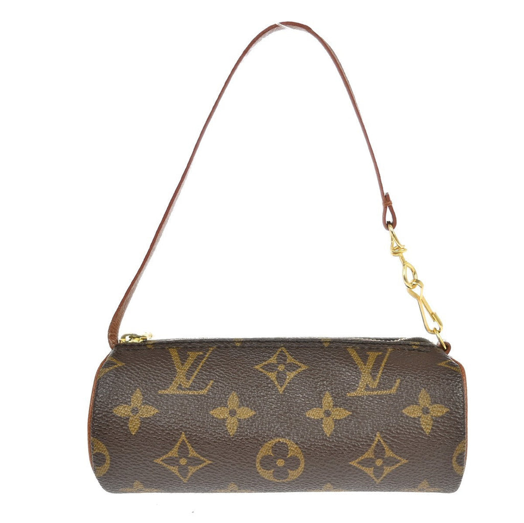 Louis Vuitton Papillon Pochette Monogram Canvas Brown Canvas Clutche & Pouche Bag