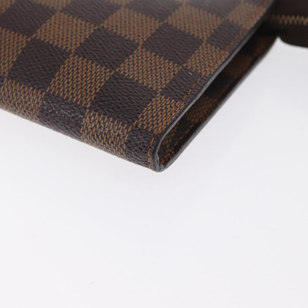 Louis Vuitton Marais Bucket Zip Pouch Damier Brown Canvas Clutche & Pouche Bag