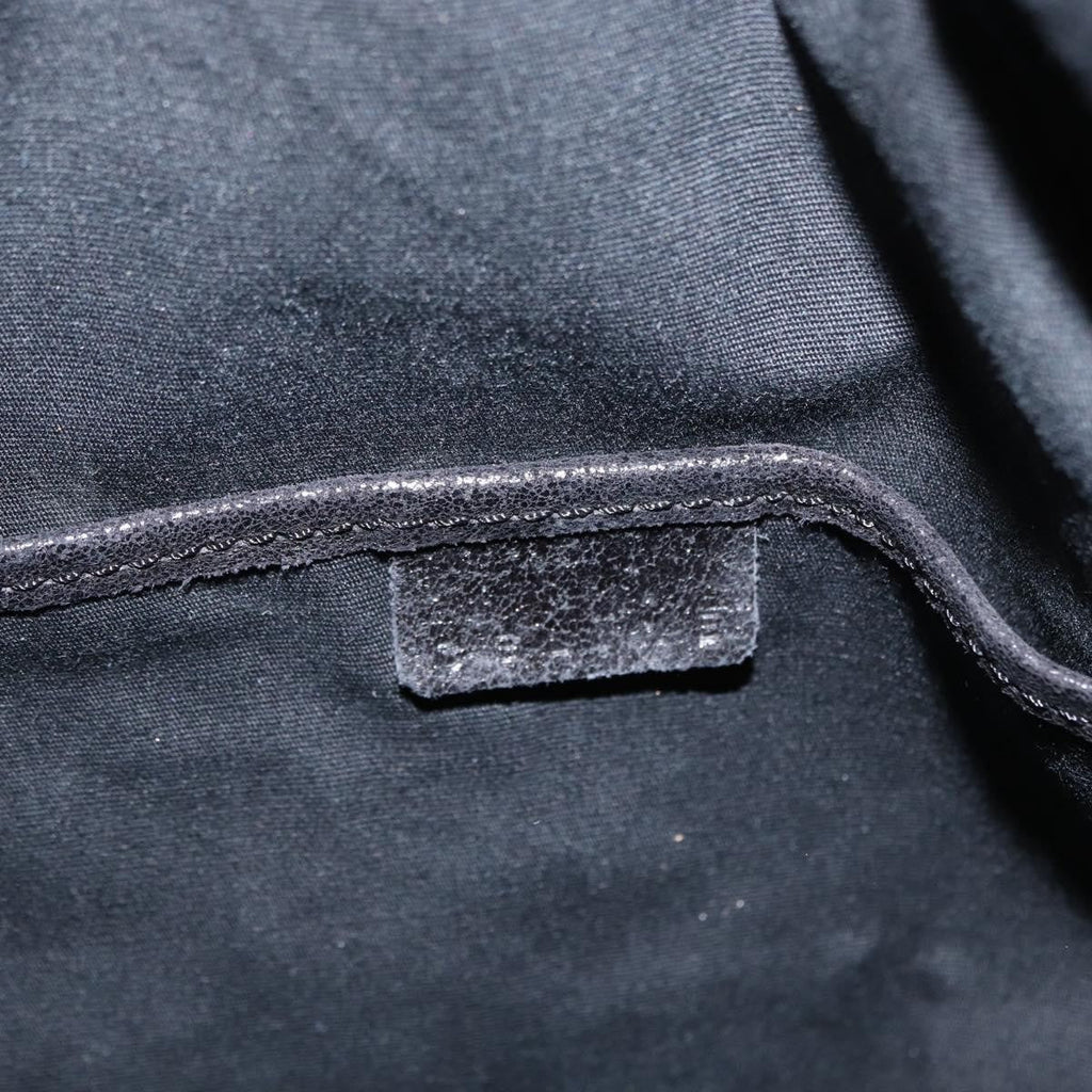 Celine Vintage Shoulder Bag Leather Black Leather Shoulder Bag Bag