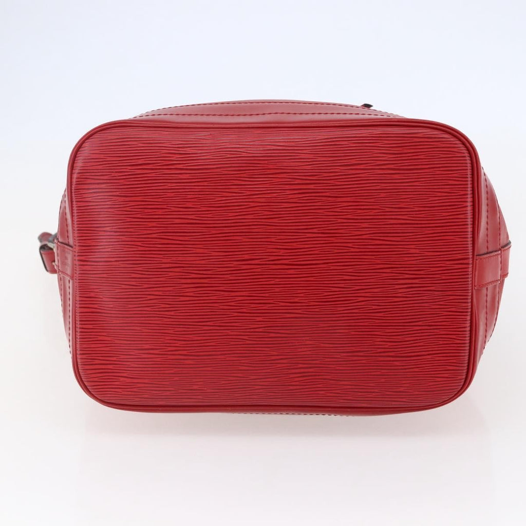 Louis Vuitton Noe Handbag Epi Leather Red Leather Bag
