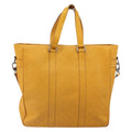 Louis Vuitton Tadao Handbag Damier Infini Leather Yellow Leather Handbag