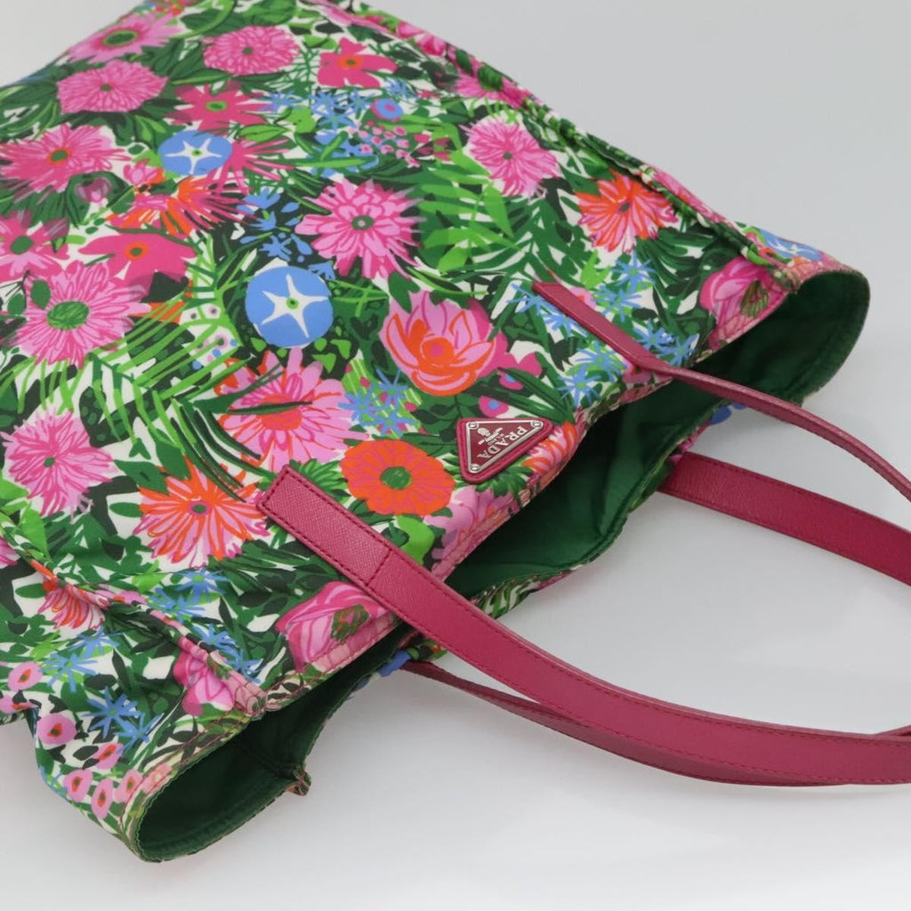 Prada Vintage Shopping Tote Nylon Multicolour Nylon Tote Bag Bag