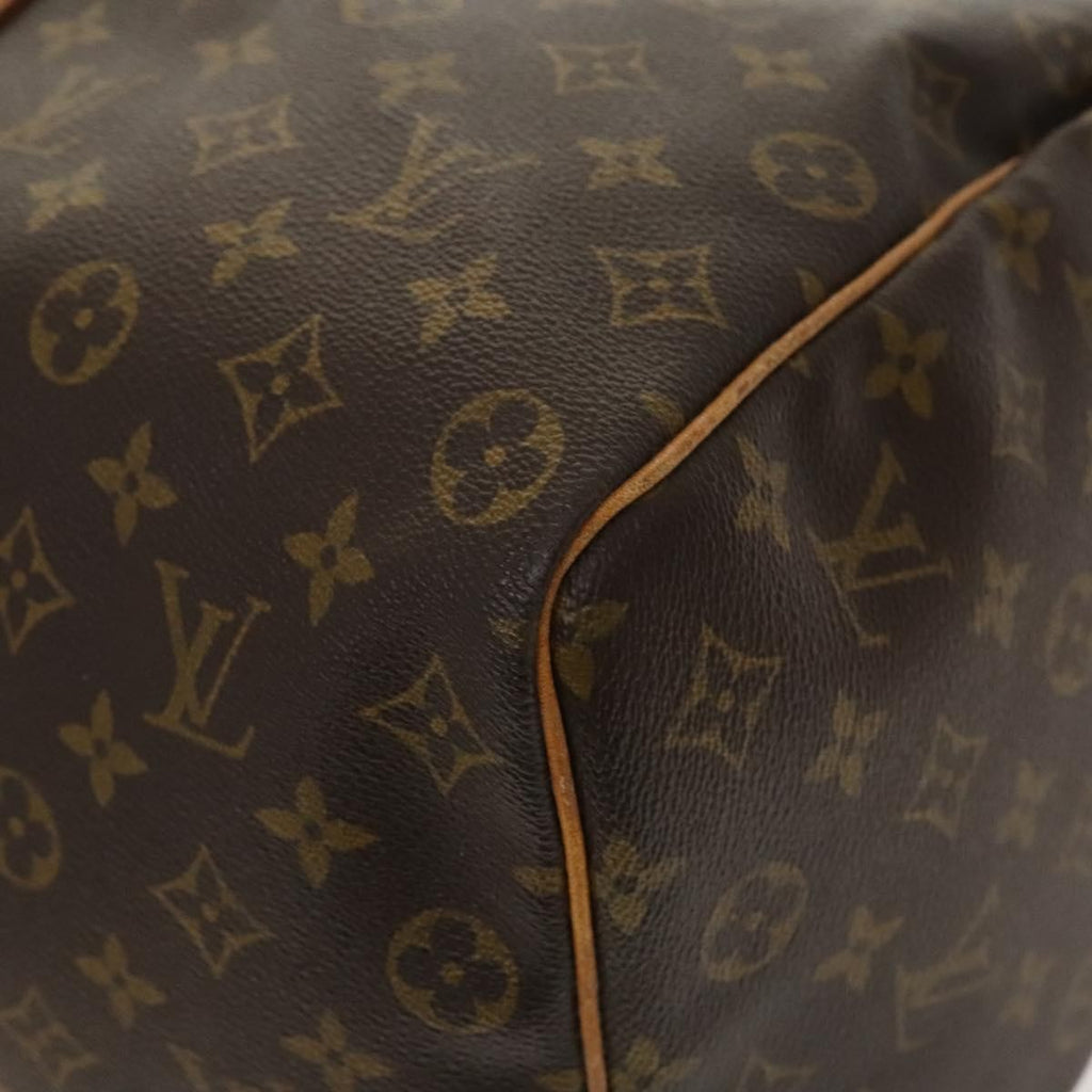 Louis Vuitton Keepall Bag Monogram Canvas Brown Canvas Travel Bag