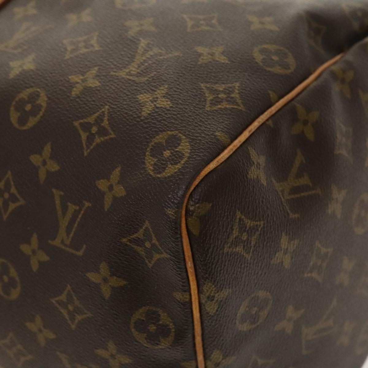 Louis Vuitton Keepall Bag Monogram Canvas Brown Canvas Travel Bag