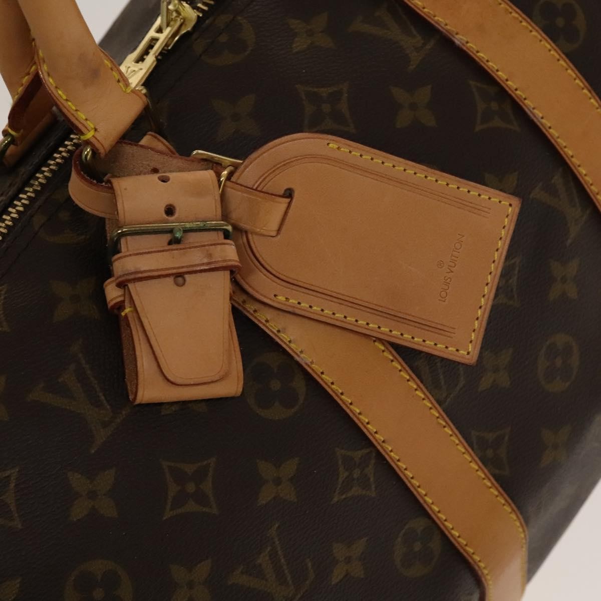 Louis Vuitton Keepall Bag Monogram Canvas Brown Canvas Bag