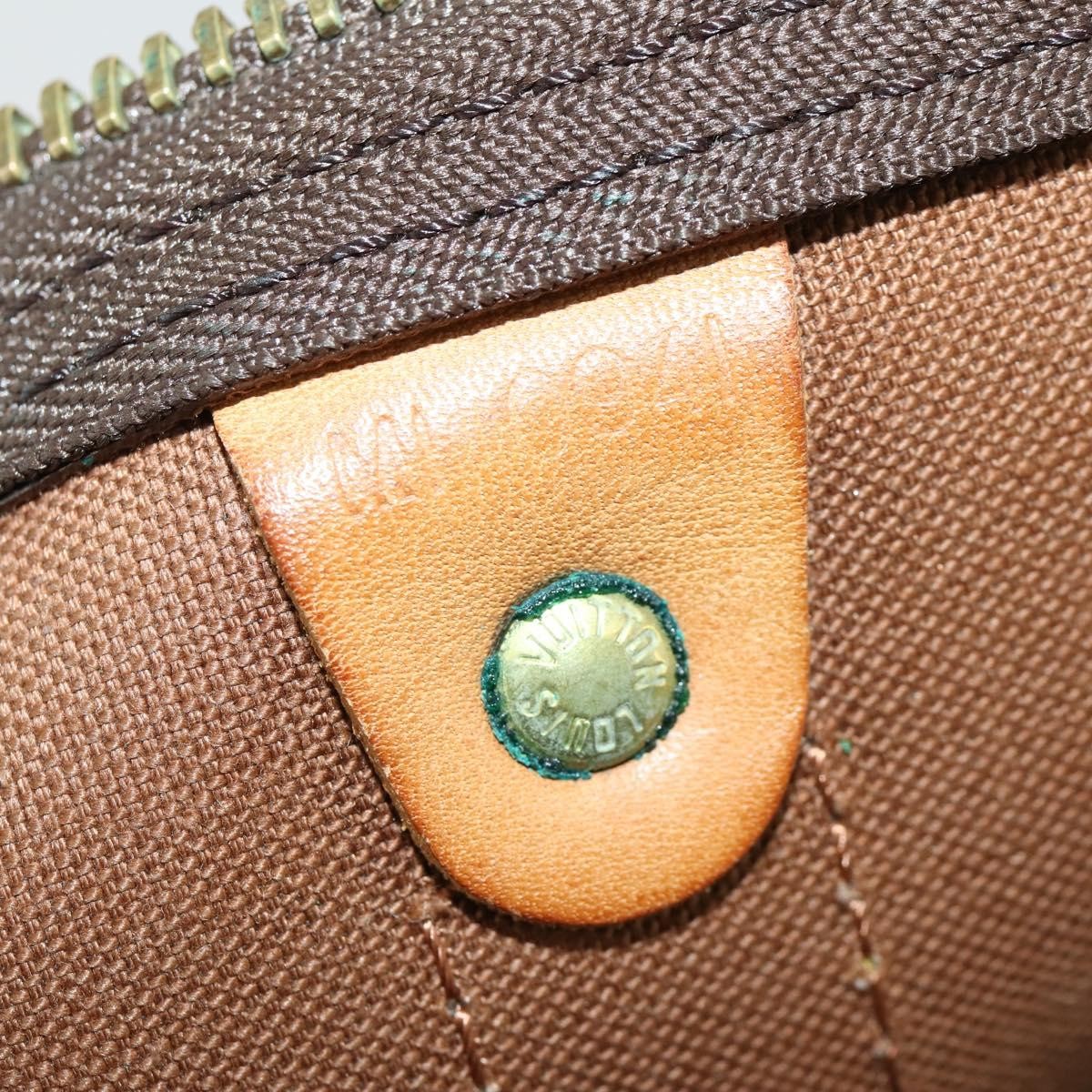 Louis Vuitton Keepall Bag Monogram Canvas Brown Canvas Travel Bag