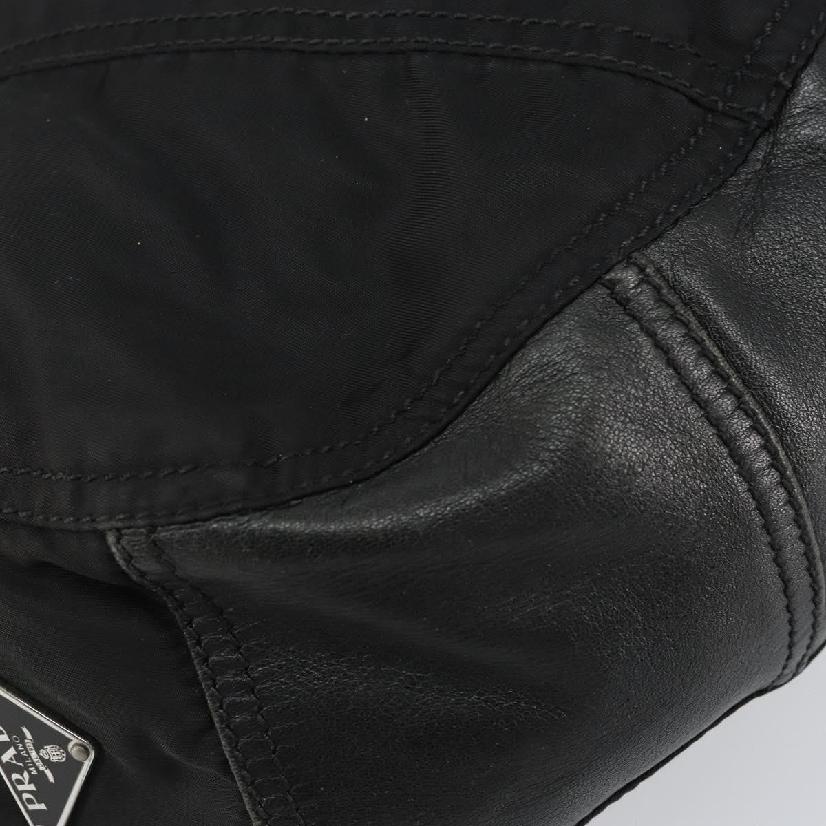 Prada Vintage Shoulder Bag Tessuto Black Nylon Shoulder Bag Bag