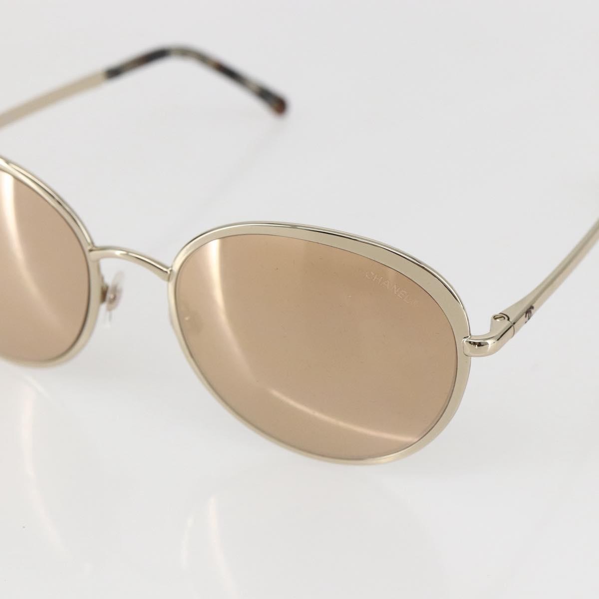 Chanel Logo Cc Sunglasses Metal Gold Metal Sunglasse Accessory
