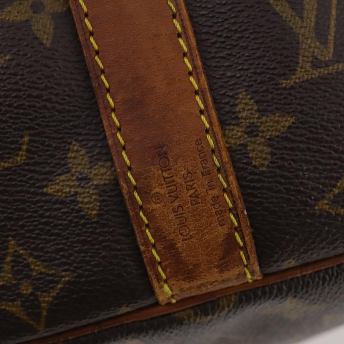 Louis Vuitton Keepall Bandouliere Bag Monogram Canvas Brown Canvas Travel Bag