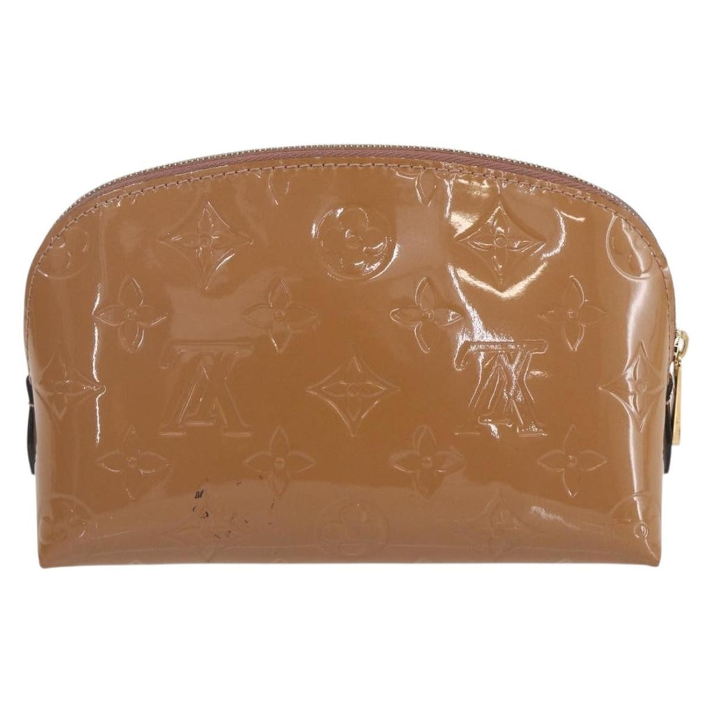 Louis Vuitton Cosmetic Pouch Monogram Vernis Brown Patent_Leather Clutche & Pouche Bag