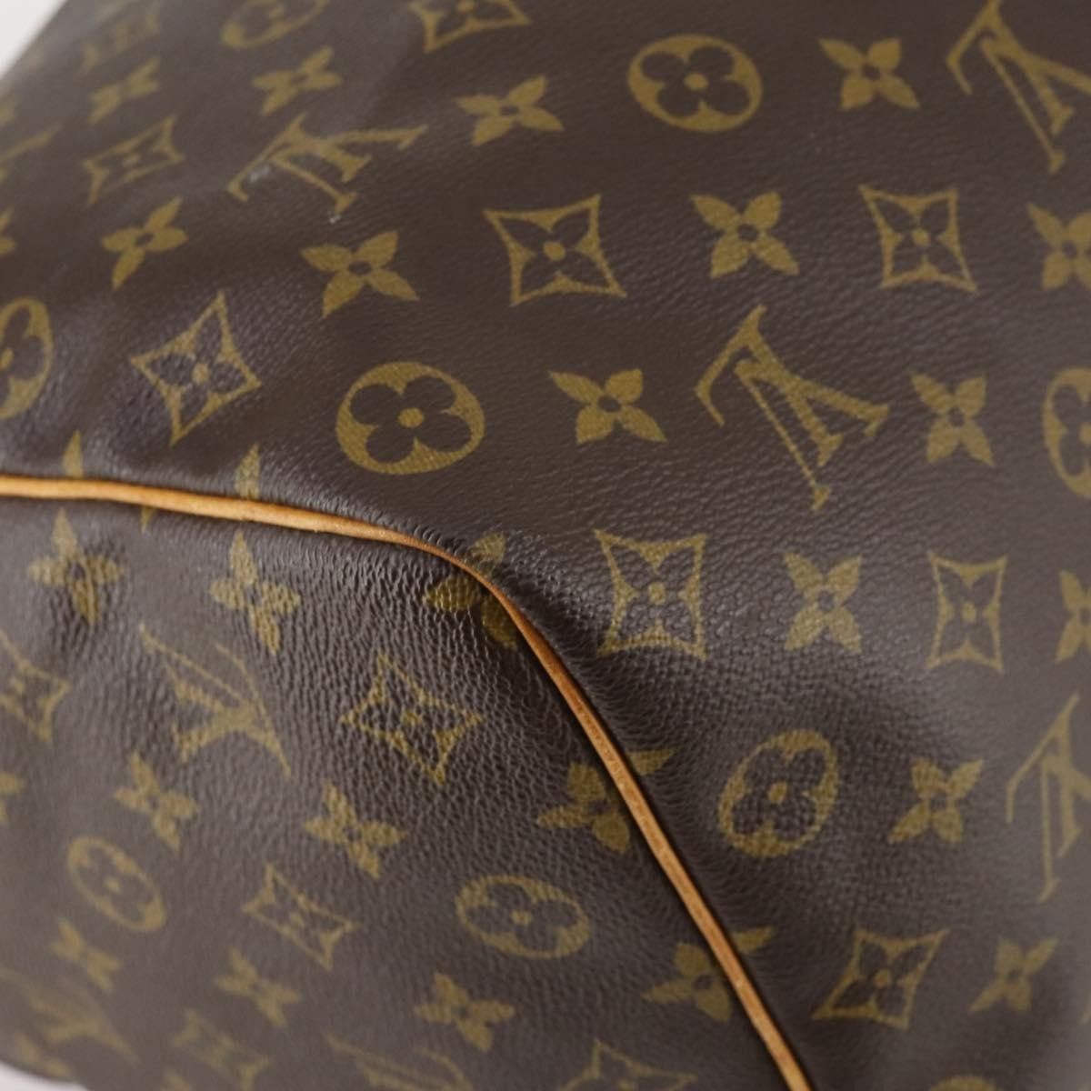 Louis Vuitton Keepall Bag Monogram Canvas Brown Canvas Travel Bag