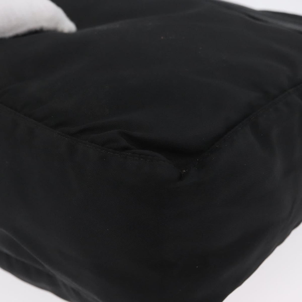 Prada Buckle Messenger Bag Tessuto Black Nylon Shoulder Bag Bag