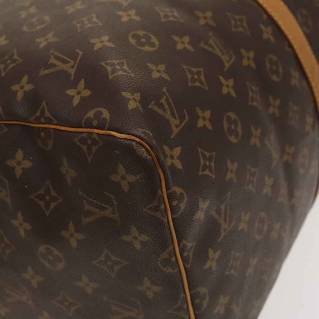 Louis Vuitton Keepall Bag Monogram Canvas Brown Canvas Travel Bag