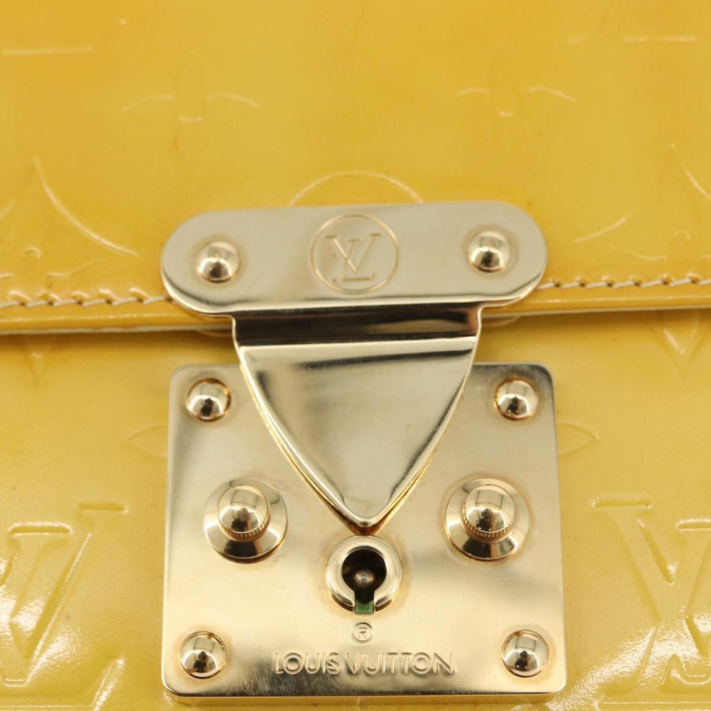 Louis Vuitton Spring Street Nm Handbag Patent Leather Yellow Patent_Leather Handbag