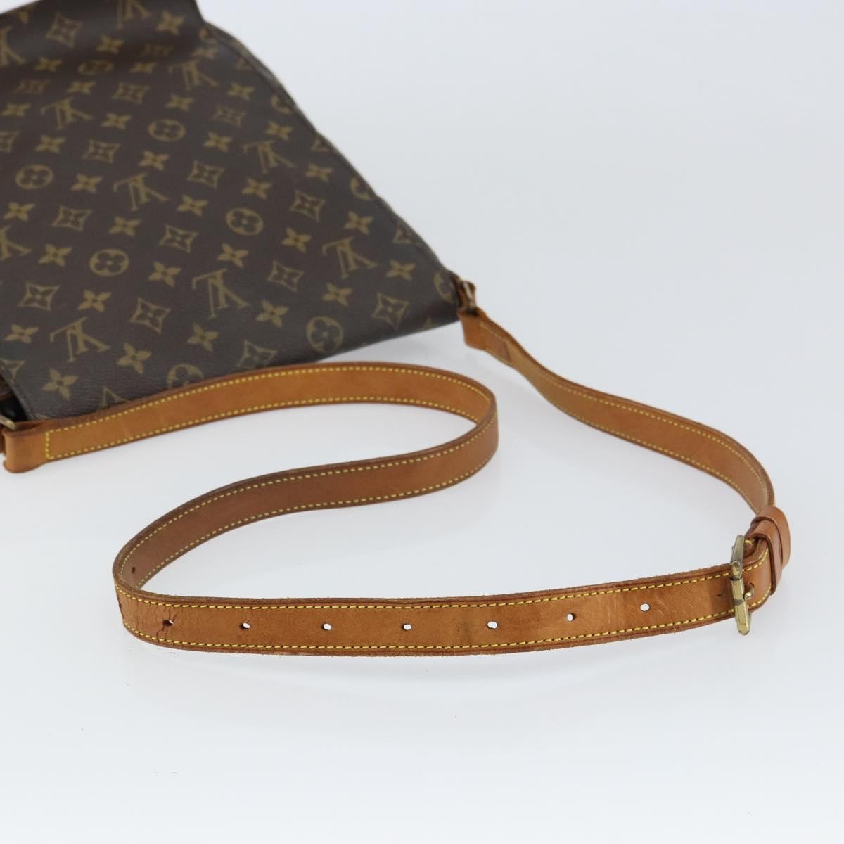 Louis Vuitton Musette Salsa Handbag Monogram Canvas Brown Canvas Shoulder Bag