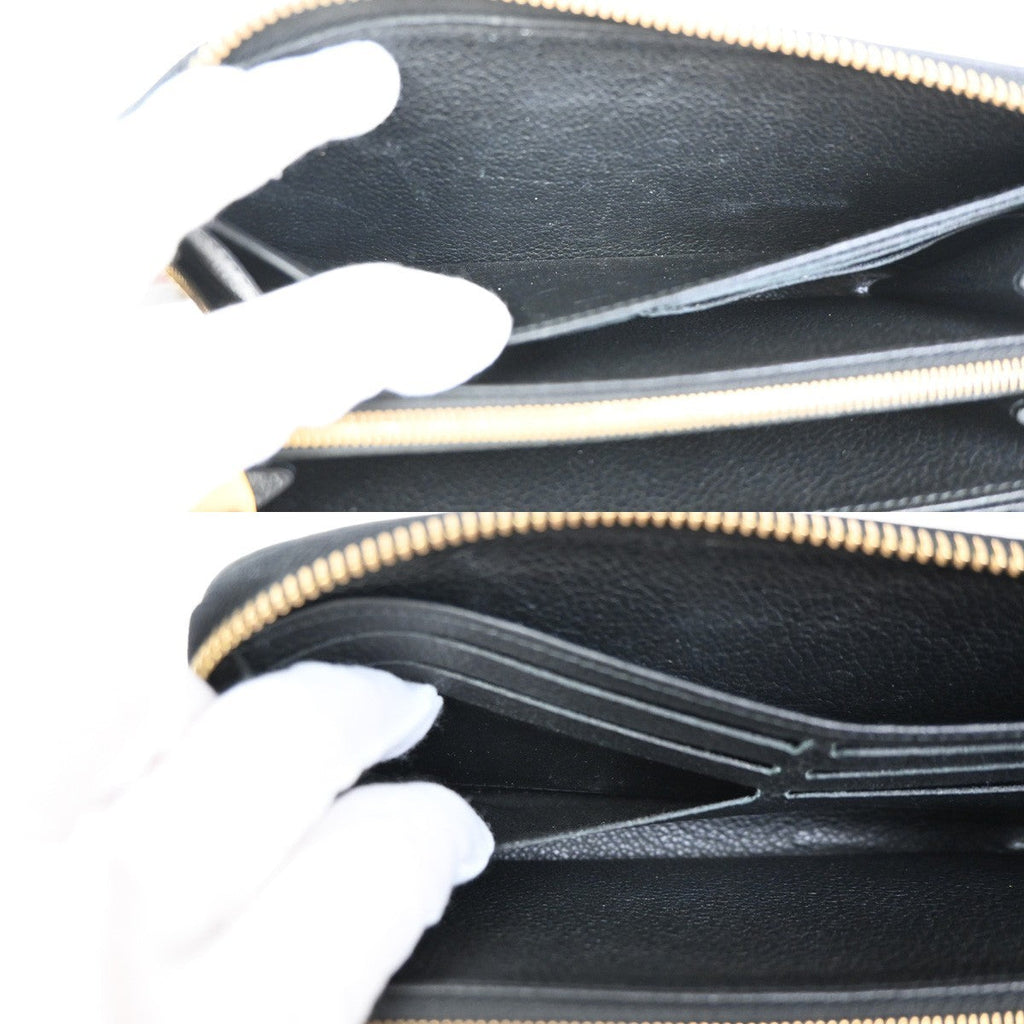 Louis Vuitton Portefeuille Zippy Monogramme Empreinte Monogramme Empreinte Black Leather Wallets Accessory