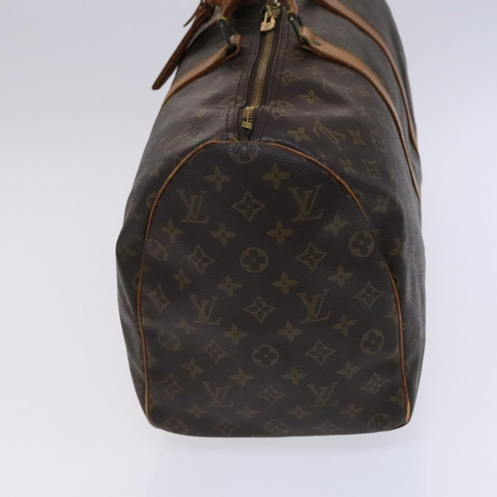 Louis Vuitton Keepall Bag Monogram Canvas Brown Canvas Travel Bag