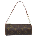 Louis Vuitton Papillon Pochette Monogram Canvas Brown Canvas Clutche & Pouche Bag